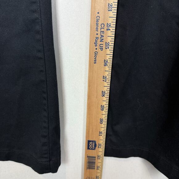 Volcom Chino Pants Men's 40 Black Stretch High-Rise Flat Front Classic - Picture 12 of 15